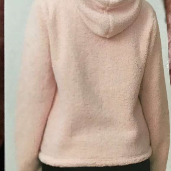 NEW WITH TAG FILA Josephine Sherpa crop hoodie .M - Picture 2 of 6